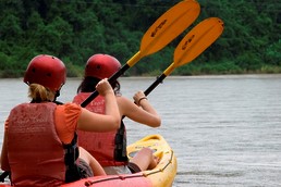 kayaking in Laos and kayaking in Luang Prabang